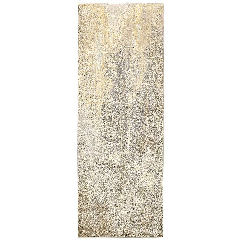 Image 1 Aura Modern Abstract Soft Indoor Ivory Area Rug 3739F