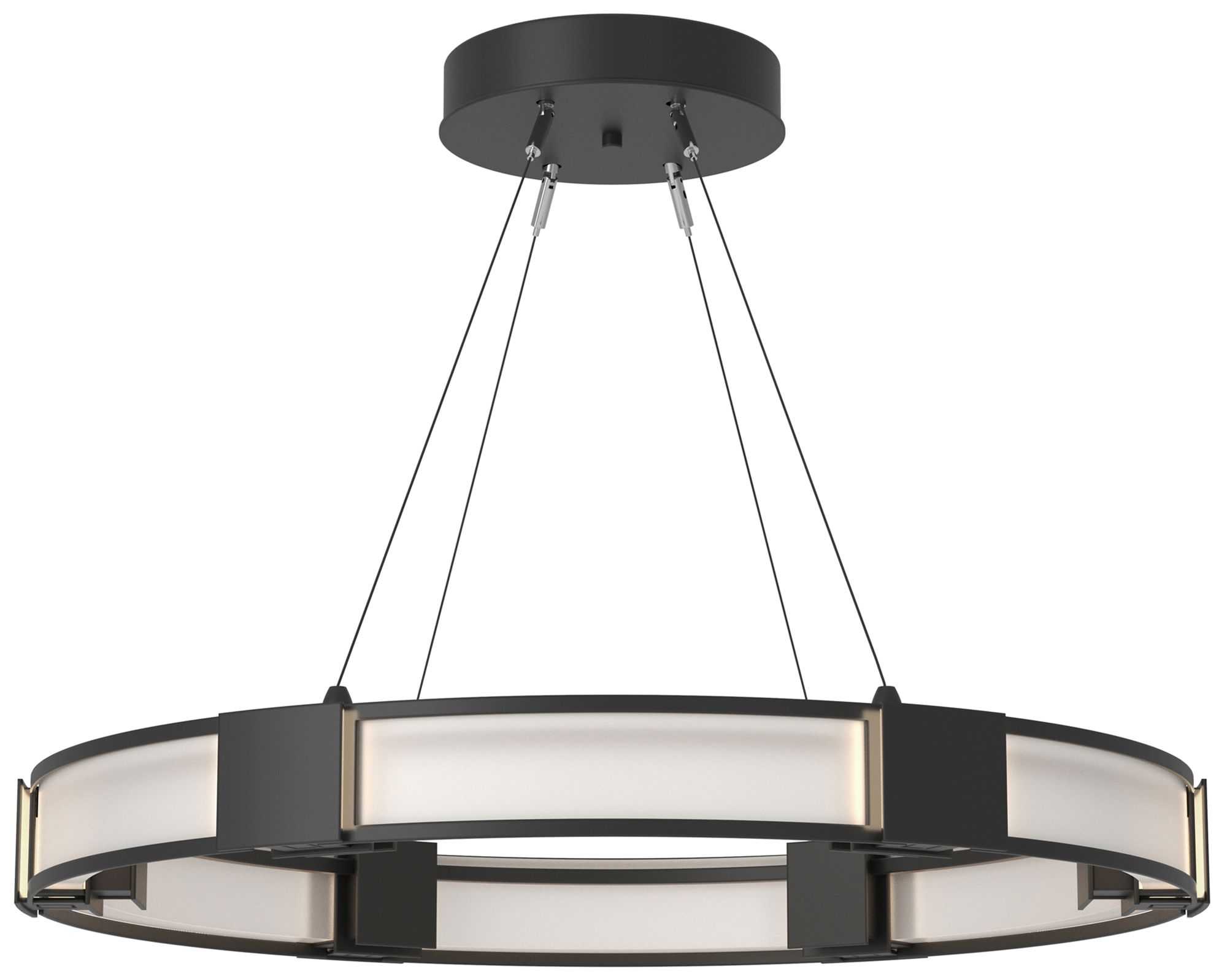 Aura Pendant - Black - Frosted - Made to Order