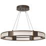 Aura Pendant - Bronze - Frosted