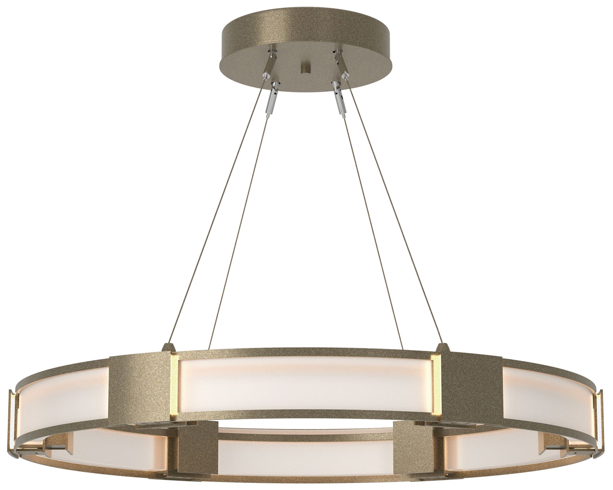 Aura Pendant - Gold - Frosted - Made to Order