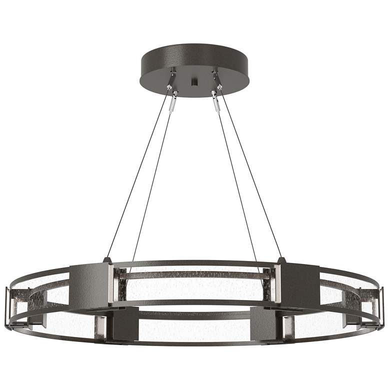 Image 1 Aura Pendant - Oil Rubbed Bronze - Seeded Clear