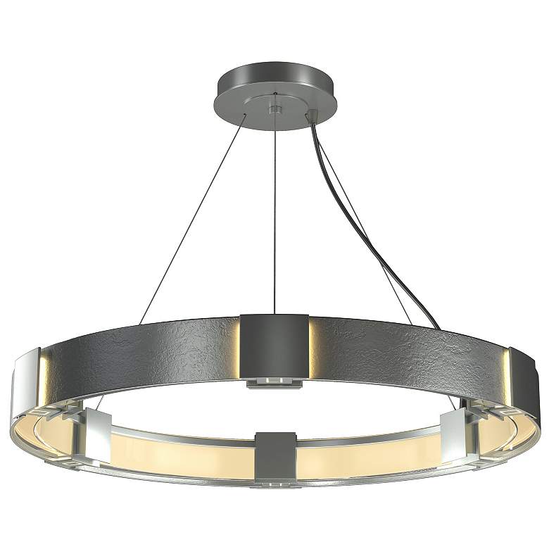 Image 1 Aura Pendant - Platinum - Clear