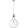Auralume Amherst 16" Polished Nickel Pendant With Seedy Shade