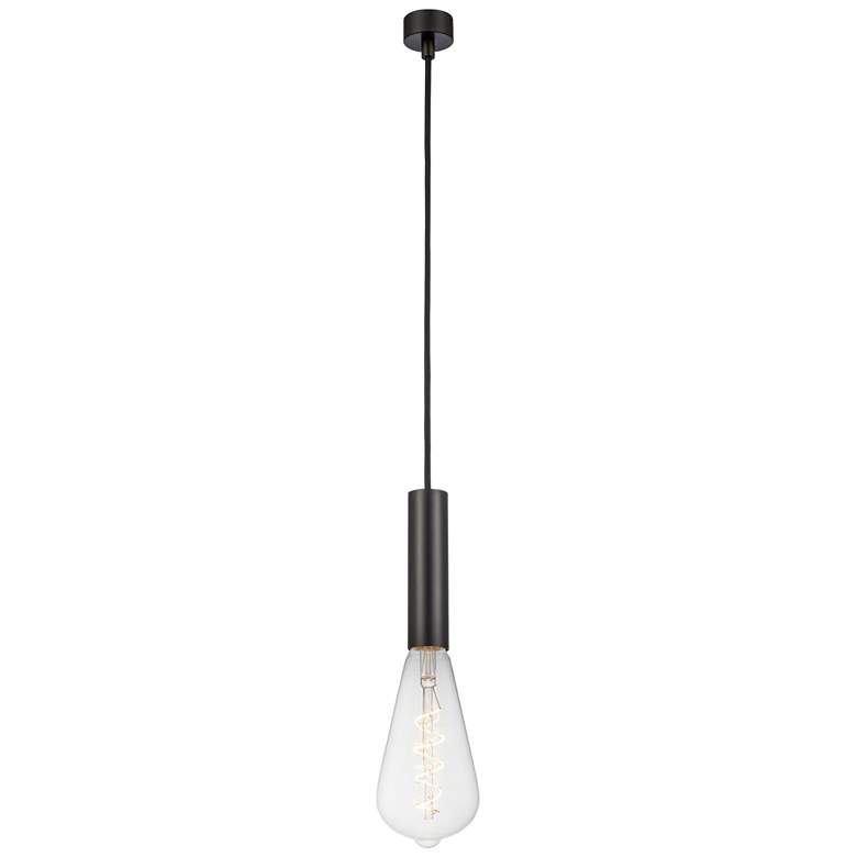 Image 1 Auralume Edison 4" LED Mini Pendant - Matte Black Finish