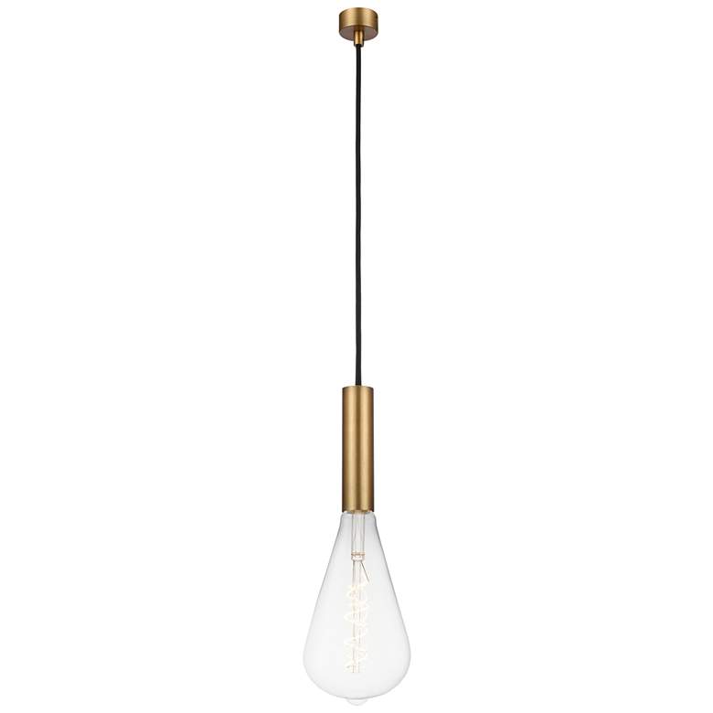 Image 1 Auralume Edison 5" LED Mini Pendant - Brushed Brass Finish