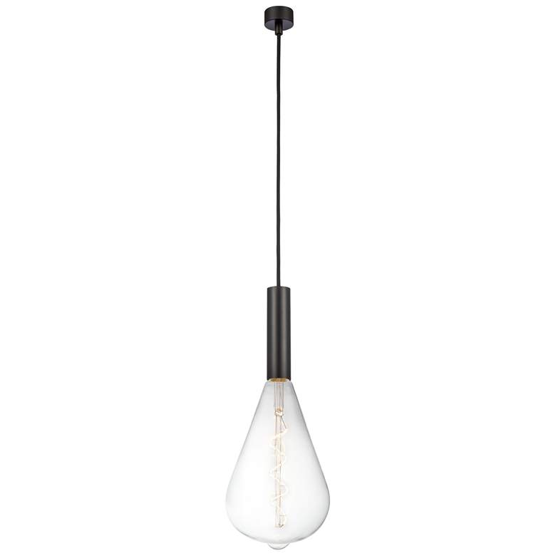 Image 1 Auralume Edison 7" LED Mini Pendant - Matte Black Finish