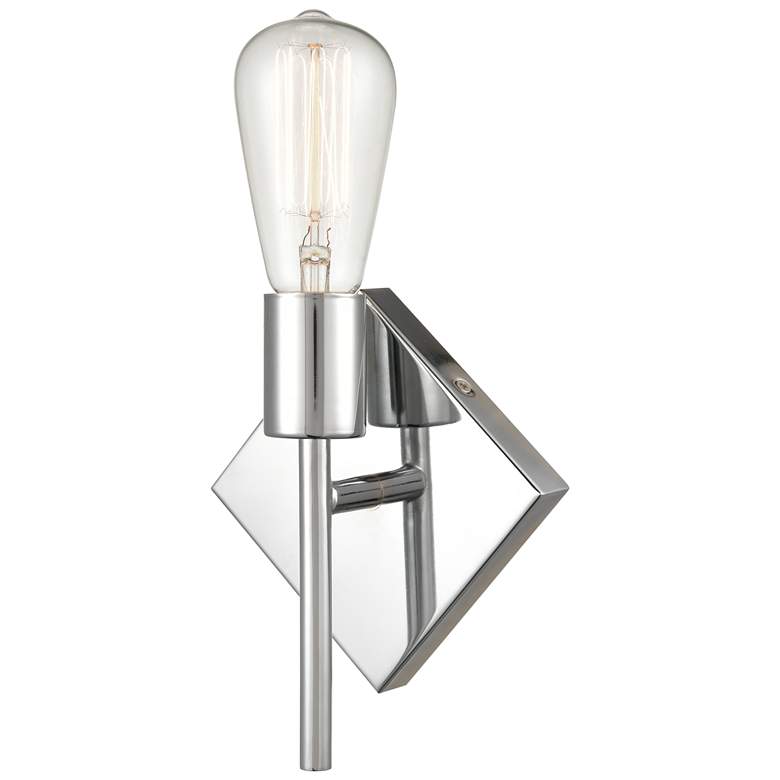 Image 1 Auralume Mia 6" LED Sconce - Chrome Finish