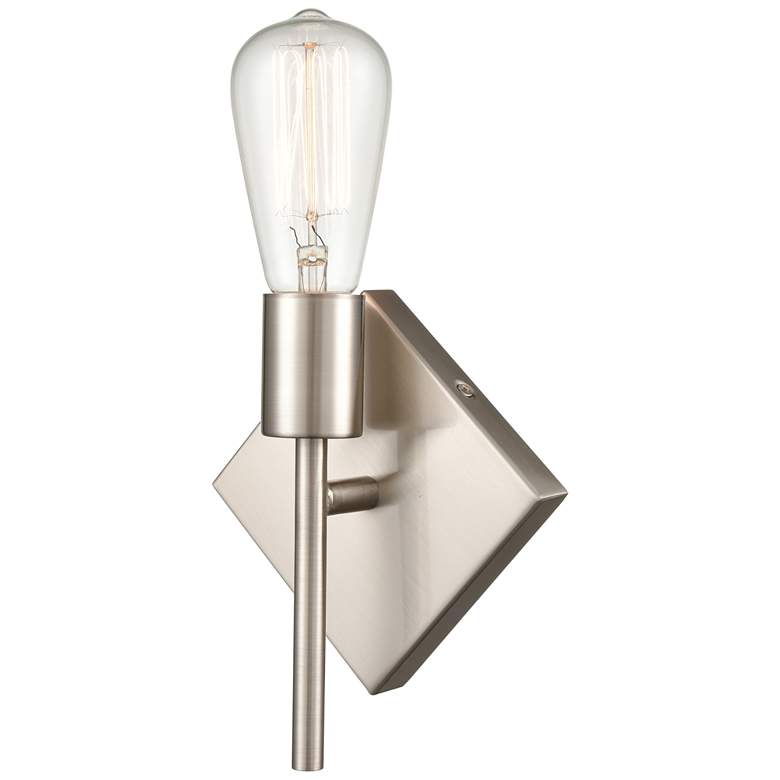 Image 1 Auralume Mia 6" LED Sconce - Nickel Finish