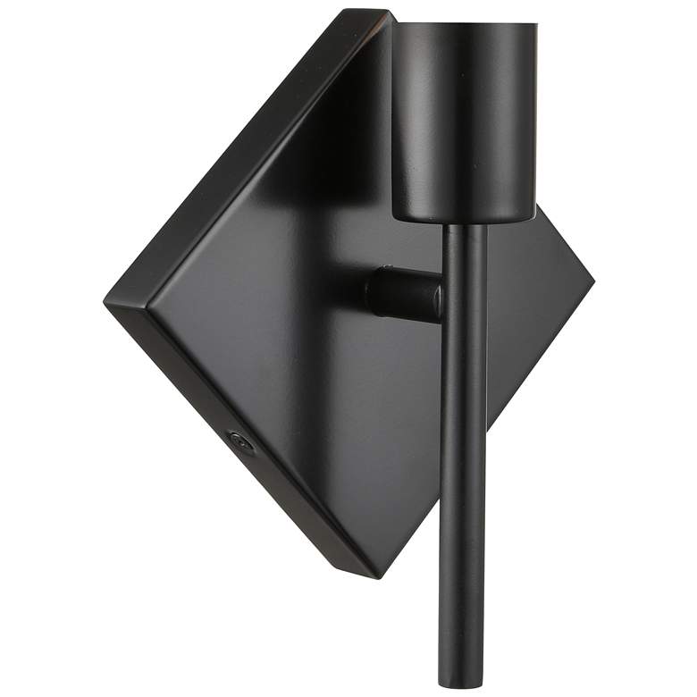 Image 1 Auralume Mia 6 inch Matte Black Sconce