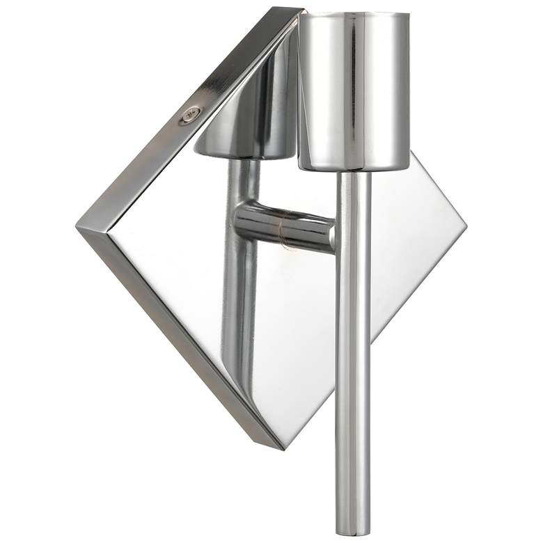 Image 1 Auralume Mia 6" Polished Chrome Sconce