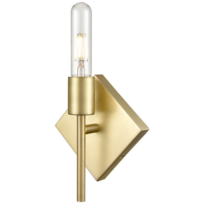 Image 1 Auralume Mia 6" Sconce T10-LED - Brass Finish