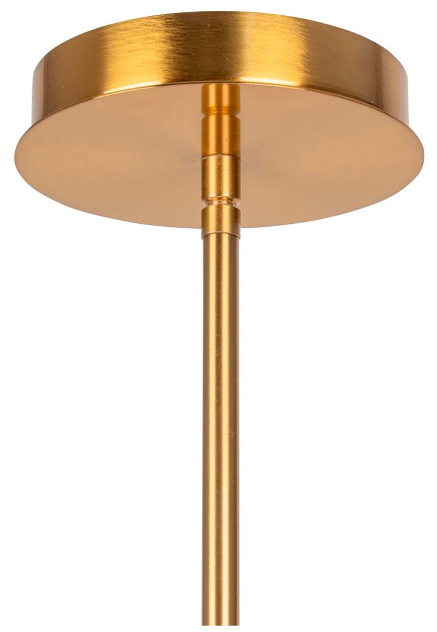 Image 5 Aurelia 10.5" Wide 6.Light Brass Chandelier more views