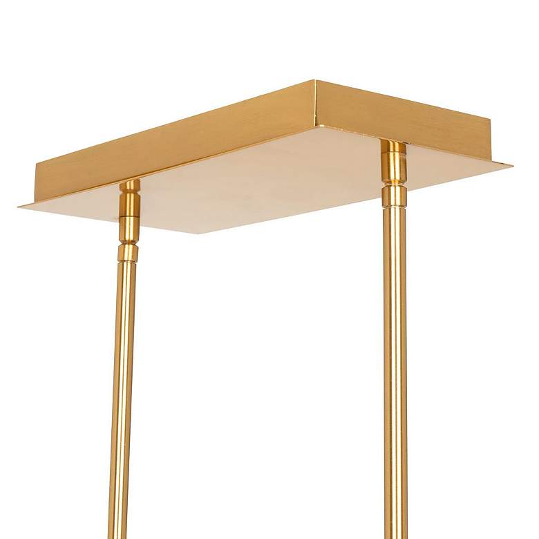 Image 5 Aurelia 11.25" Wide 7.Light Brass Island Light more views