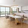 6_Aurelia 11.25" Wide 7.Light Brass Island Light more views