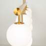 7_Aurelia 11.25" Wide 7.Light Brass Island Light more views