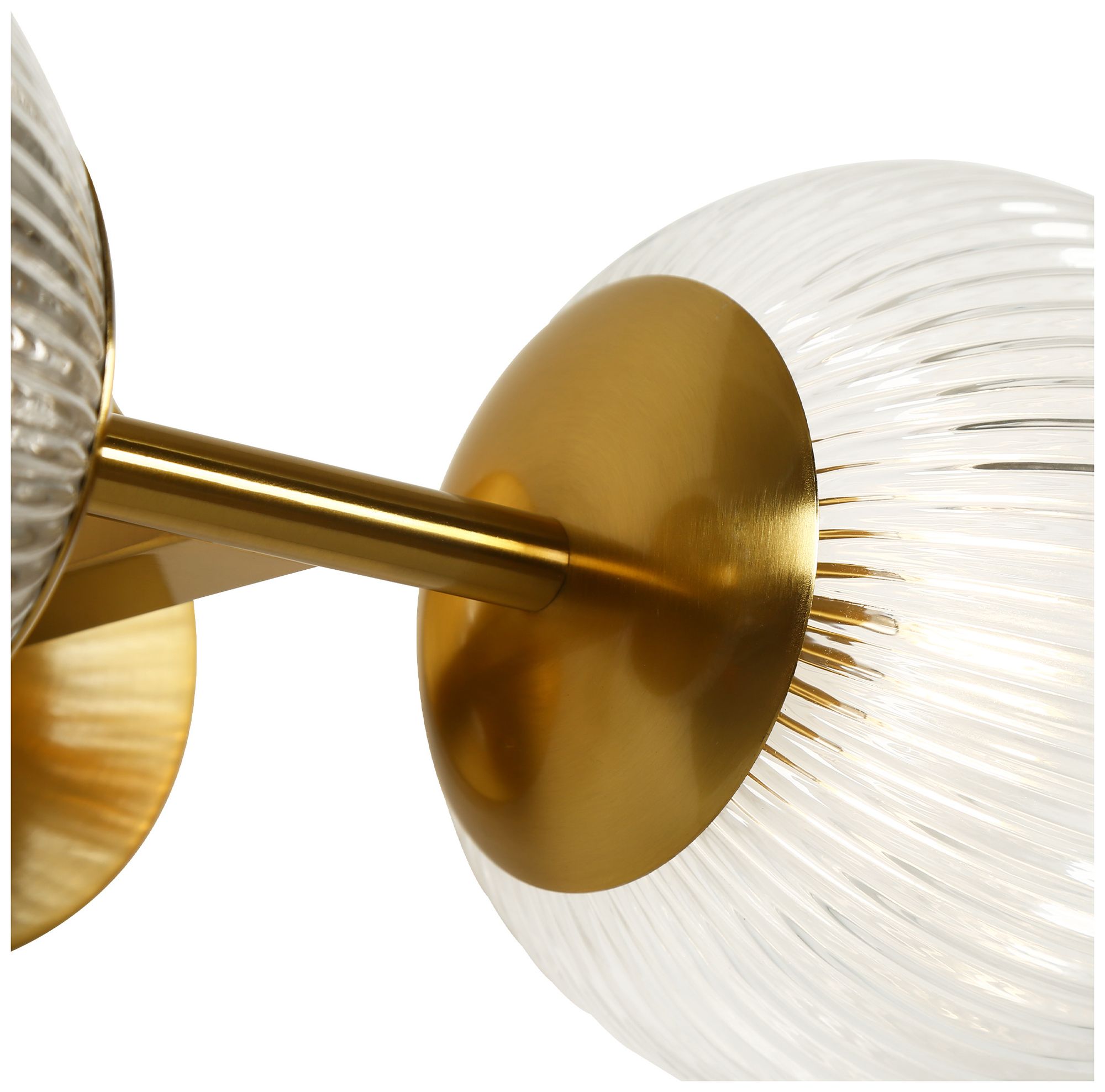 Image 3 Aurelia 16" Wide Warm Brass 2-Light Bath Light more views