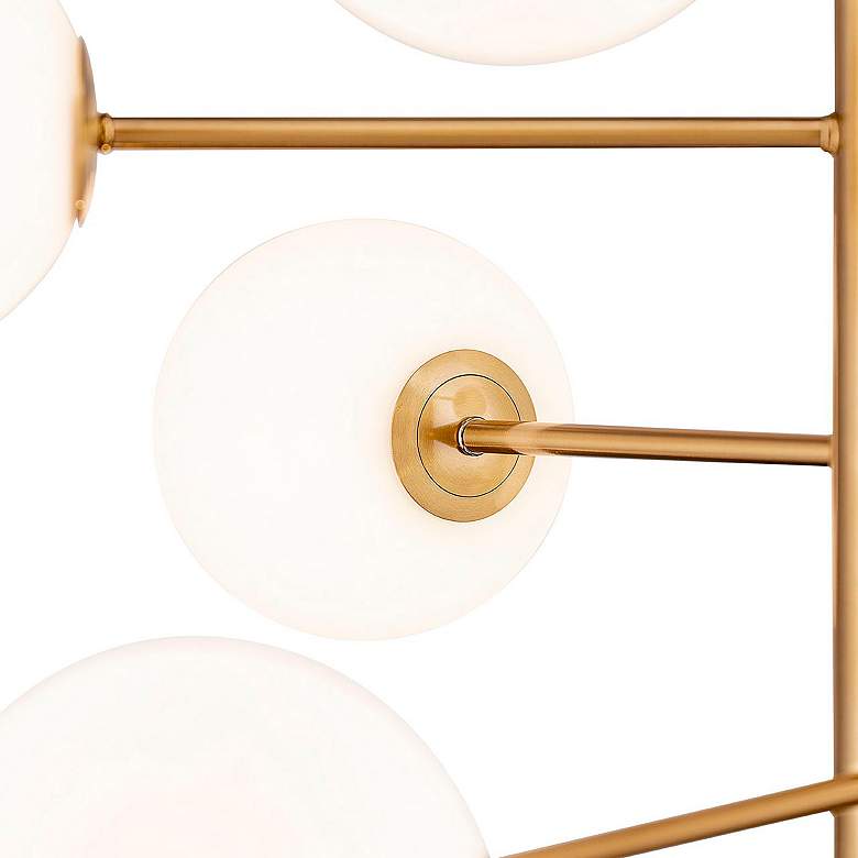 Image 5 Aurelia 33.5" Wide 12-Light Brass Chandelier With Clear Glass Shade more views