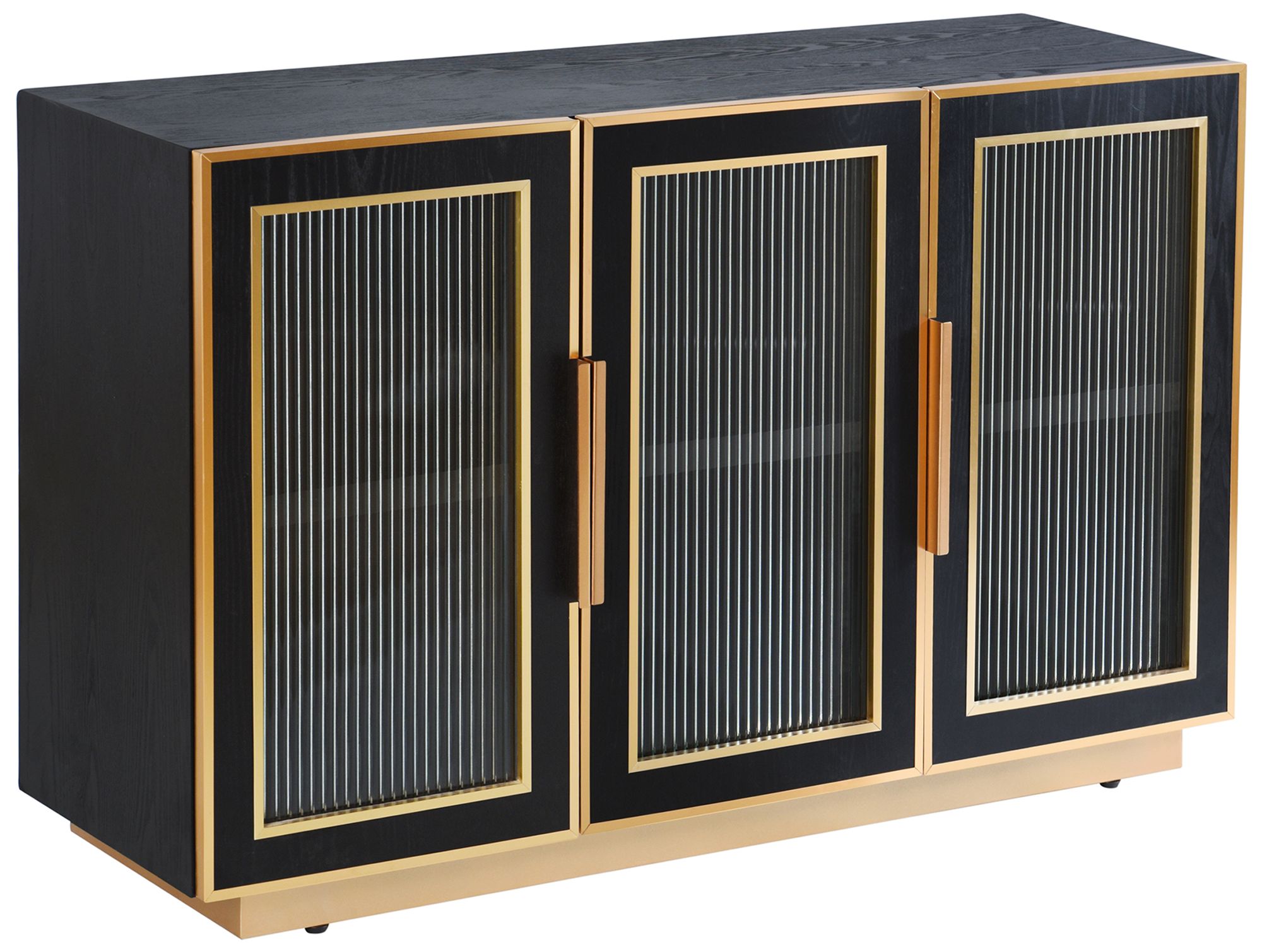 Image 2 Aurelia 47 x 30 Ebony & Gold Cabinet