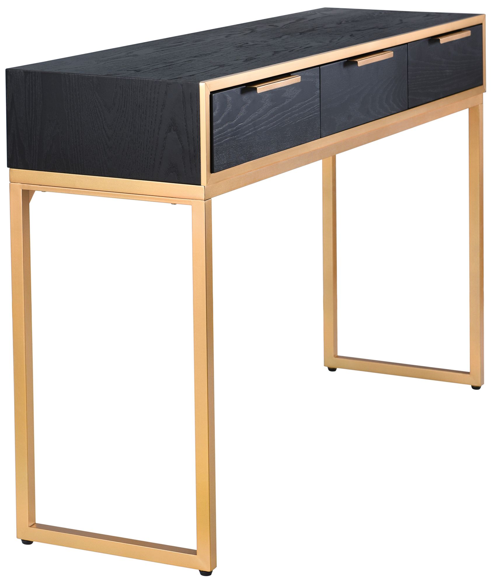 Image 5 Aurelia 54 x 33.5 Ebony & Gold Console more views