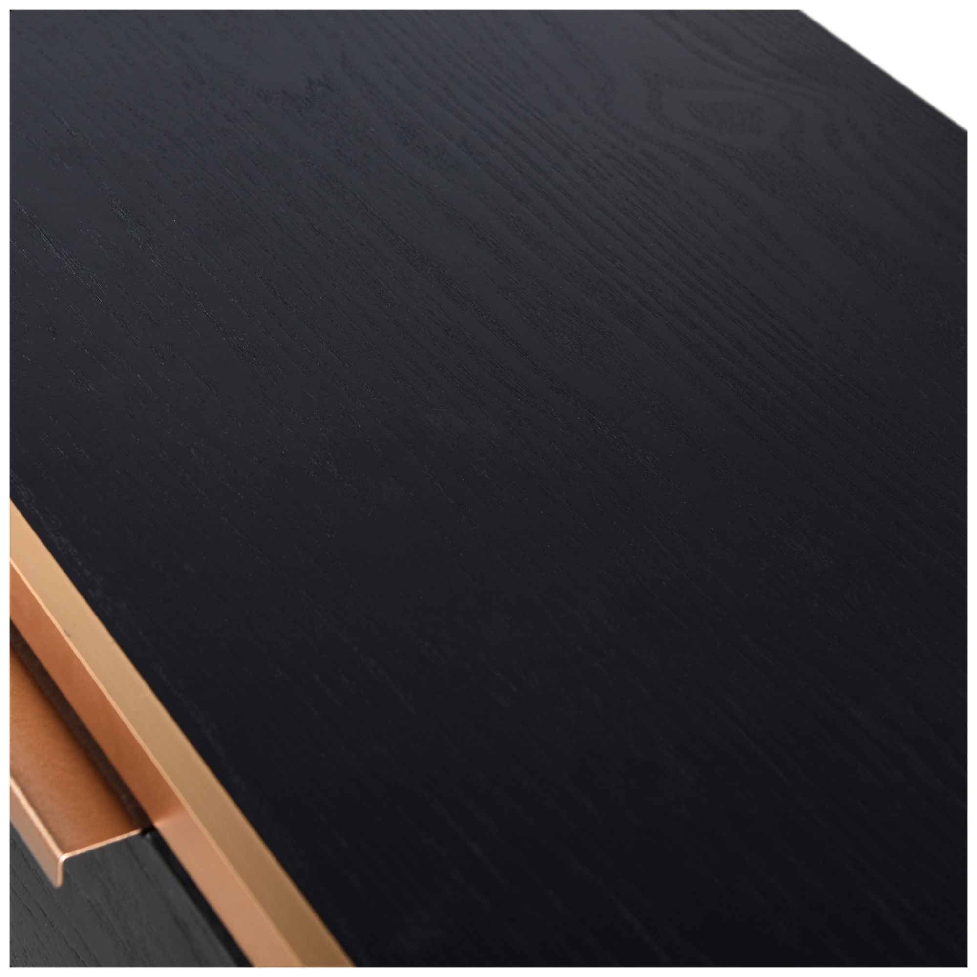 Image 6 Aurelia 54 x 33.5 Ebony & Gold Console more views