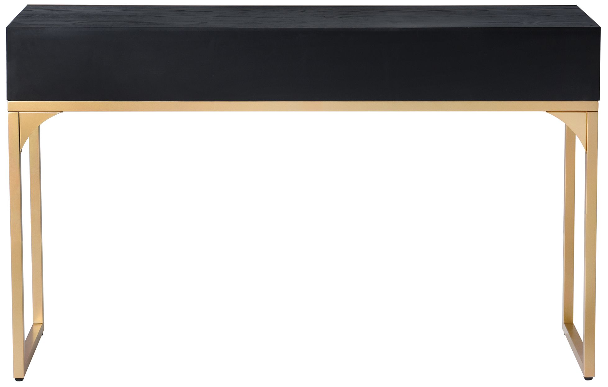 Image 7 Aurelia 54 x 33.5 Ebony & Gold Console more views