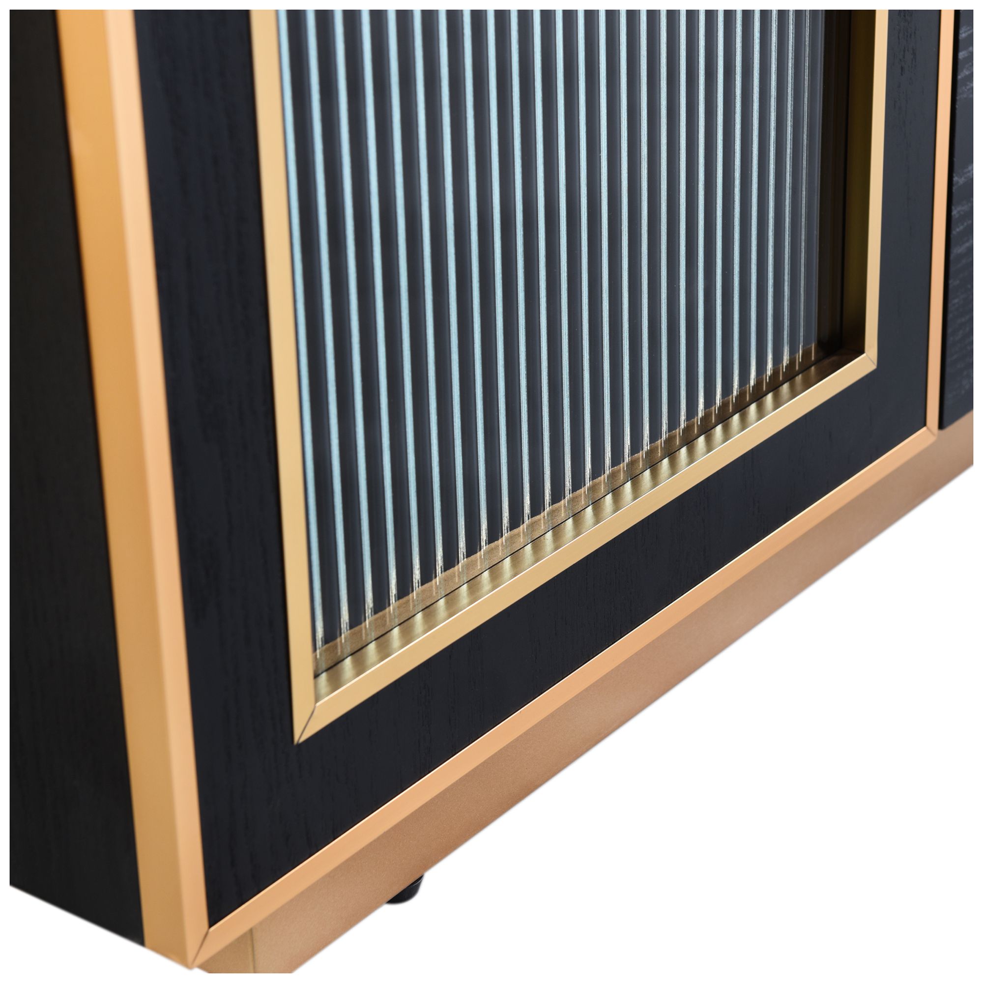 Image 5 Aurelia 60 x 30 Ebony & Gold Sideboard more views