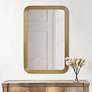 Aurelia Antique Gold 23" x 35" Rectangular Wall Mirror