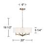 Aurelia Ava 6-Light Nickel Pendant Chandelier