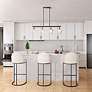 3_Aurelia Collection 4-Light Island Light, Matte Black & Brass more views