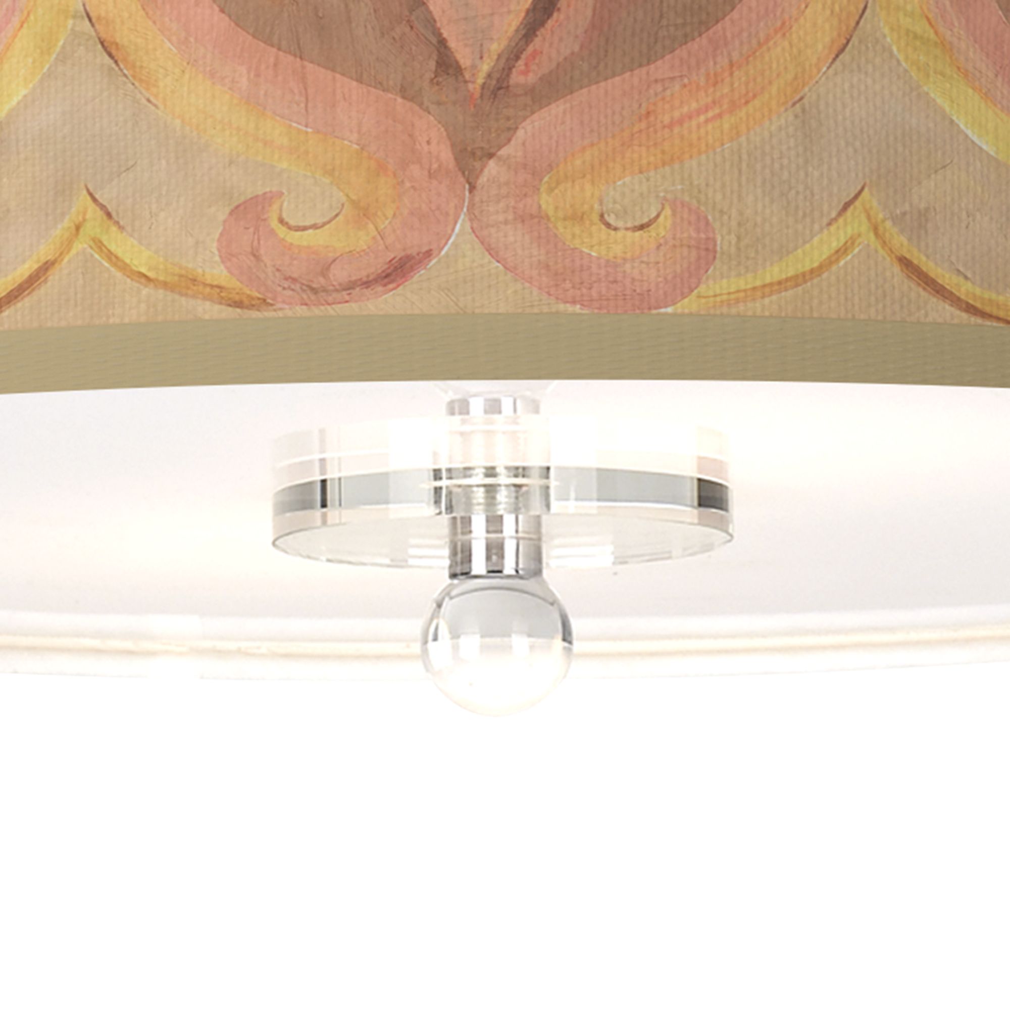 Image 3 Aurelia Giclee 16" Wide Semi-Flush Ceiling Light more views