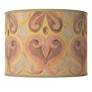 Aurelia Hearts Pattern Giclee Glow Lamp Shade 13.5x13.5x10 (Spider)