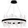 Aurelia Integrated LED Matte Black Chandelier