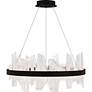 3_Aurelia Integrated LED Matte Black Chandelier more views