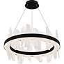 4_Aurelia Integrated LED Matte Black Chandelier more views