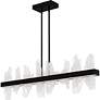 2_Aurelia Integrated LED Matte Black Linear Chandelier more views