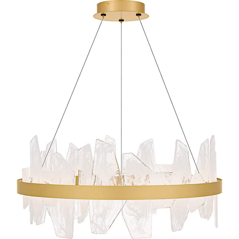 Image 3 Aurelia Integrated LED Soft Gold Chandelier more views