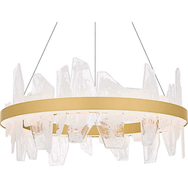 Image 5 Aurelia Integrated LED Soft Gold Chandelier more views