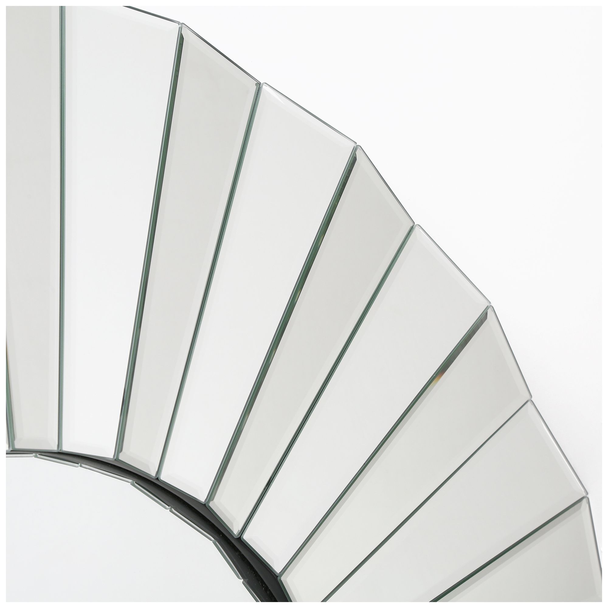 Image 6 Aurelis Modern Round 35.4" Silver Wall Mirror more views