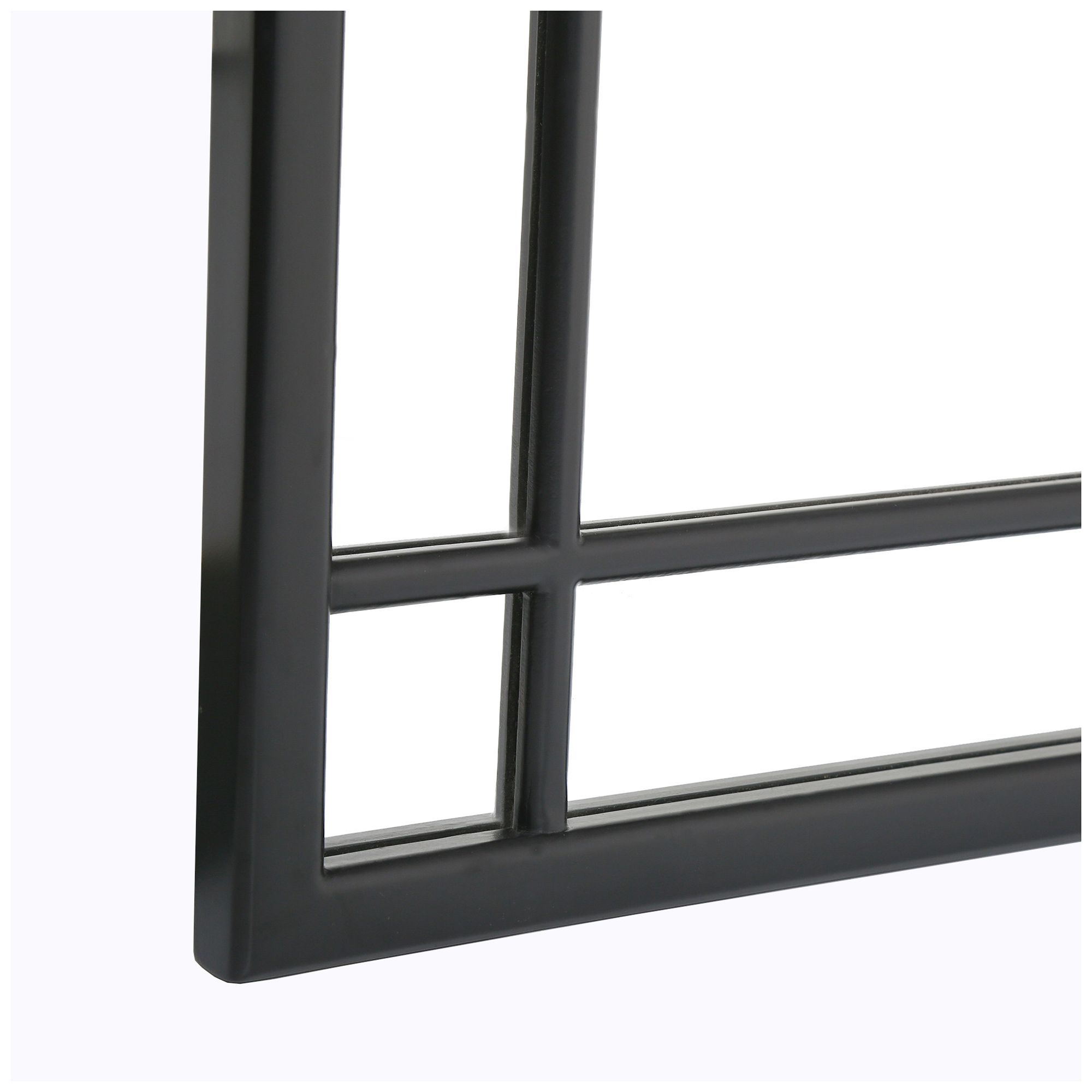 Image 5 Aurelis Window Arched 31.5" x 47.2" Black Wall Mirror more views