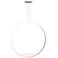 Aureola 20.25" Wide Satin White LED Pendant