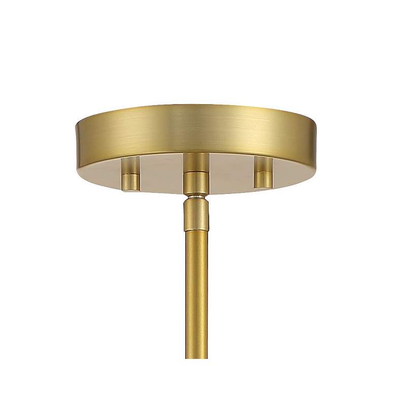 Image 3 Auresa 24" Wide Soft Brass Metal 3-Light Pendant more views