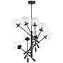 1_Auresa 32" Wide Coal 8-Light Pendant