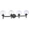 Auresa 35 1/2" Wide Coal 4-Light Bath Light