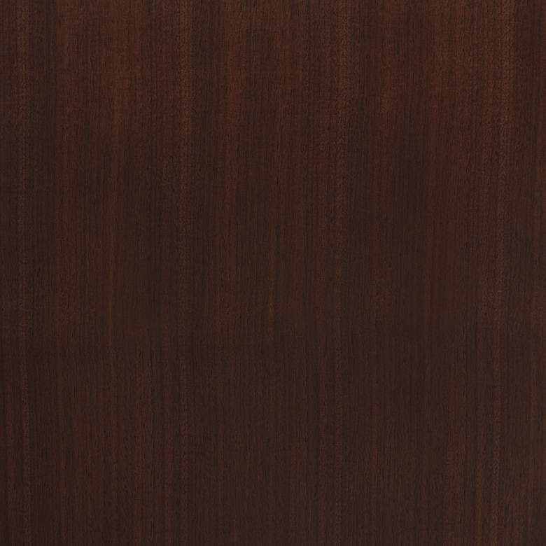 Image 3 Auric 42 3/4" Wide Mahogany and Brass Modern Cabinet more views