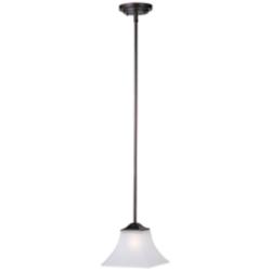 Aurora 1 Light 8" Wide Oil Rubbed Bronze Pendant Light