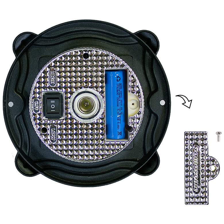 Image 4 Aurora 13" High Black Solar LED Outdoor Light more views