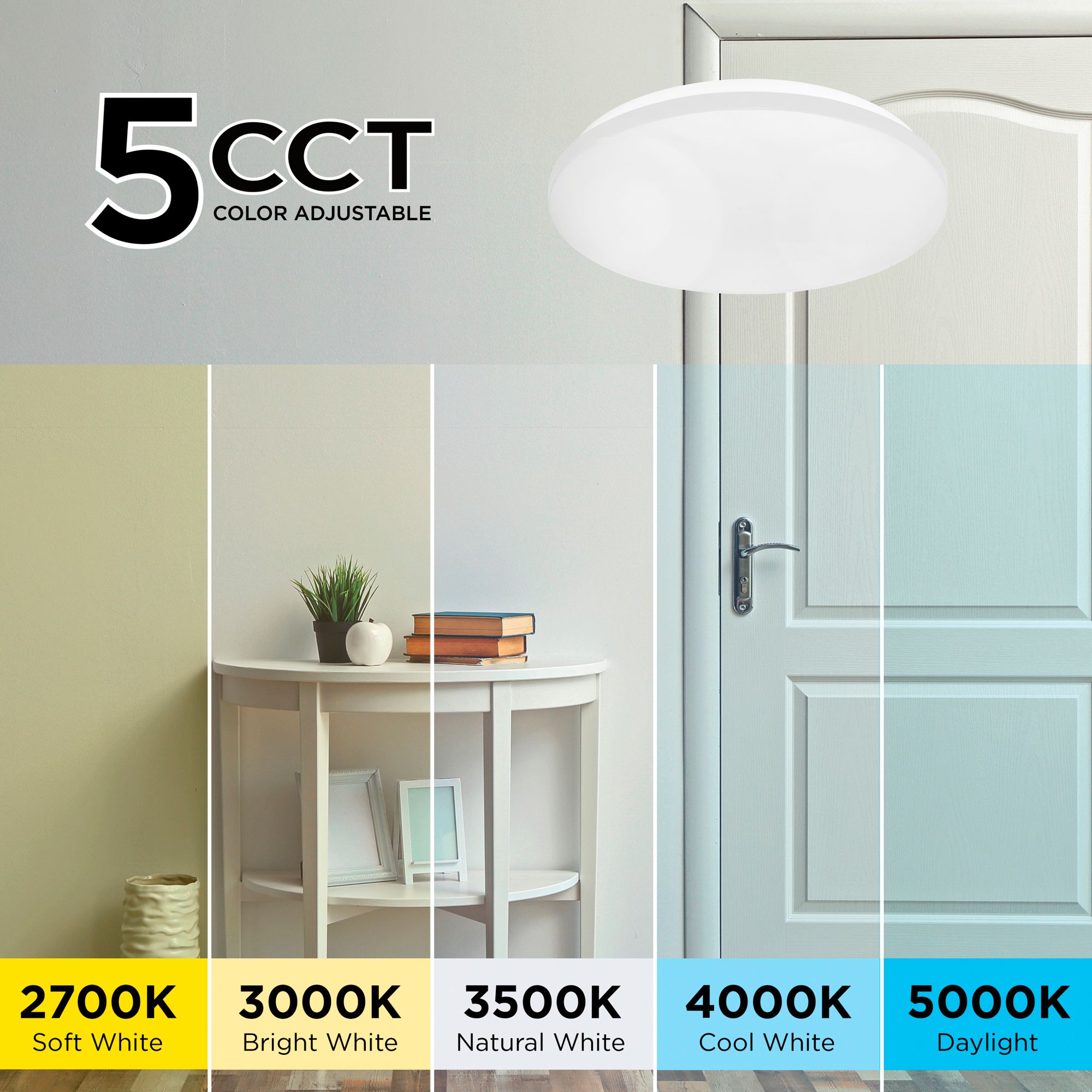 Image 5 Aurora 13" Wide White 18W LED Flush Mount more views