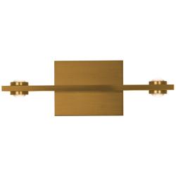 Aurora 14.7&quot; Brushed Champagne Wall Mount