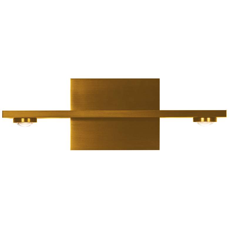 Image 1 Aurora 14.7" Brushed Champagne Wall Mount