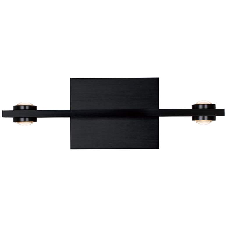 Image 1 Aurora 14.7" Satin Brushed Black Wall Mount